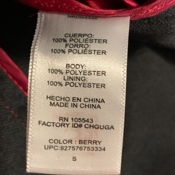 Narciso Rodriguez Designer Trench Coat Sz S Berry Pink Belted Lightweight Jacket - Picture 10 of 11